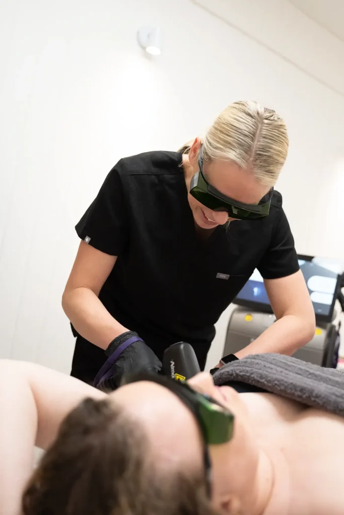 Liv, facial laser hair removal specialist at The Laser Suite Winchester